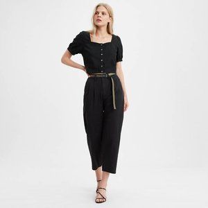 Levi's Women's Balloon Leg Pants, Black Twill